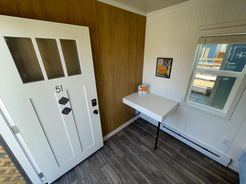 Photo of entryway of home.
